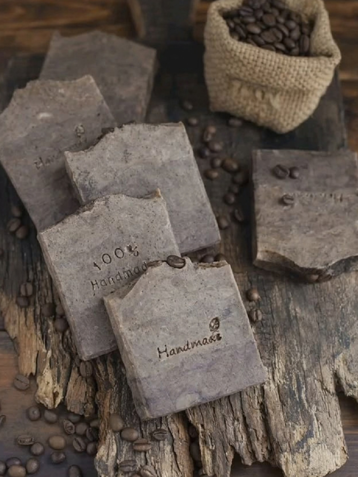 Jabón artesanal Café — Café · Cacao