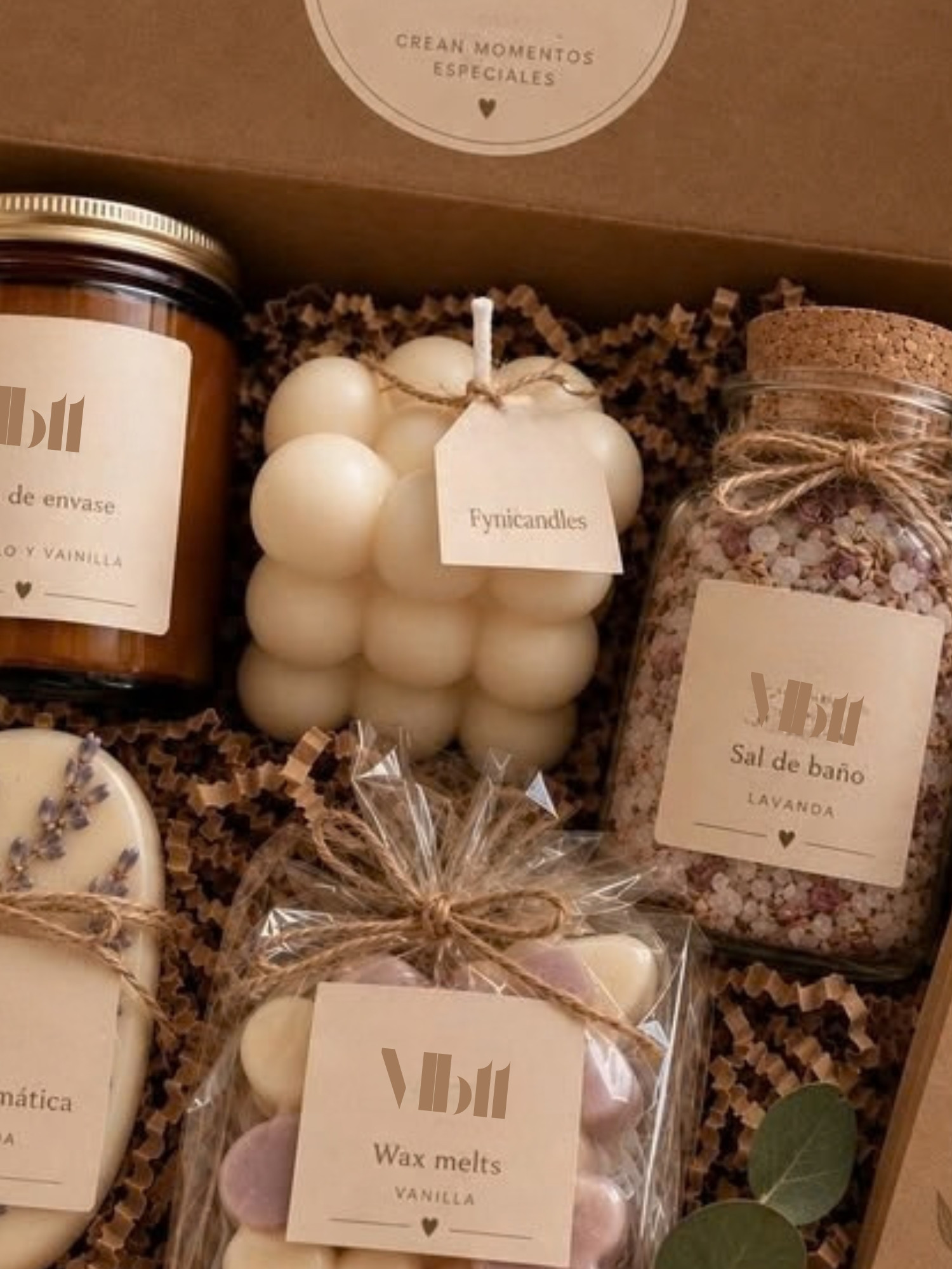 Kit de regalo Ritual — Vela · Sales de baño · Jabón